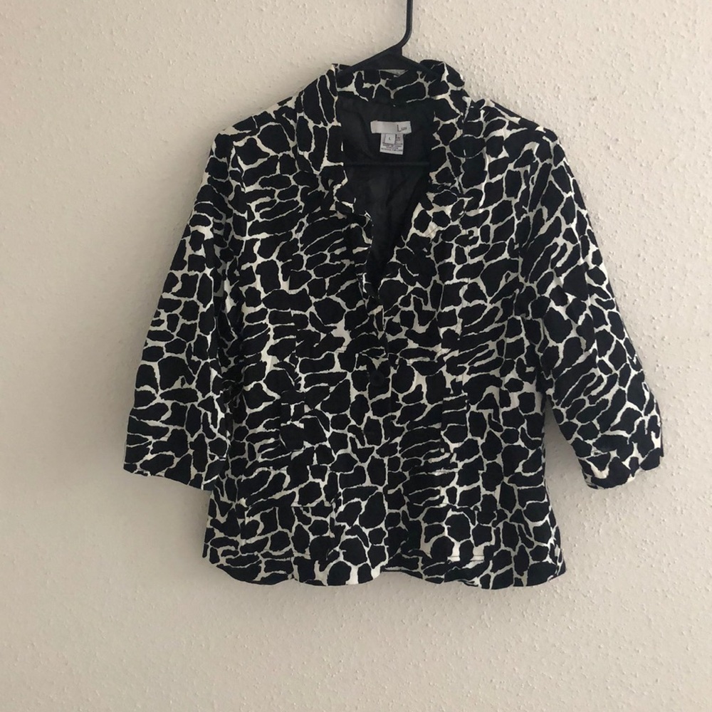 Black and white Blazer